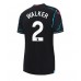 Tanie Strój piłkarski Manchester City Kyle Walker #2 Koszulka Trzeciej dla damskie 2023-24 Krótkie Rękawy